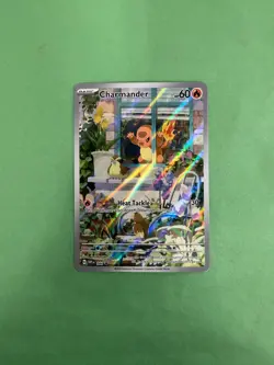 2023 POKEMON OBSIDIAN FLAMES ETB PROMO SVP EN CHARMANDER HOLO NM - Image 1