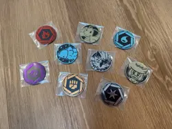 Lot of 9 Pokemon TGC Game Coins - Image 1