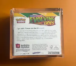 Pokemon TCG Sword & Shield Evolving Skies Booster Box New Sealed With Acrylic - Image 3