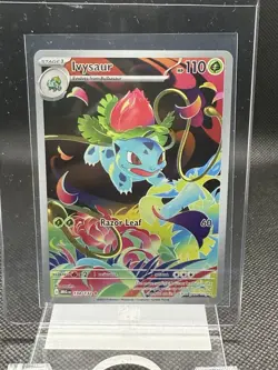 Ivysaur 134/132 Pokemon Card Mega Evolution Rare English Near Mint Condition - Image 1