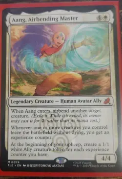 Aang, Airbending Master Avatar: The Last Airbender Magic MTG NM - Image 1