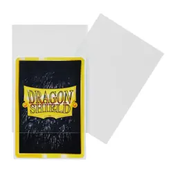 (60-Pack) Dragon Shield Outer Card Sleeves CLEAR MATTE Small/Mini Japanese Size - Image 2