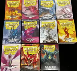 Lot 5 new 100 ct pk Dragon Shield Matte Deck Sleeves Protectors Pick the Colors - Image 3