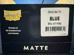 Dragon Shield Blue Matte Display - 10 Boxes Of 100 Protective Sleeves - Image 3