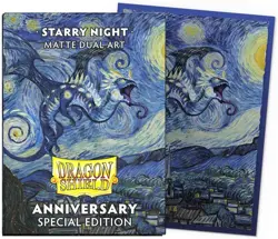 Dragon Shield Sleeves - Special Edition Matte Dual Art: Starry Night - 100CT Mat - Image 1