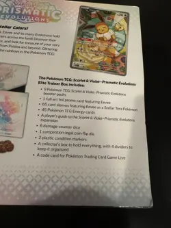 Pokemon S&V Prismatic Evolutions Elite Trainer Box (ETB) - New, Factory Sealed - Image 4