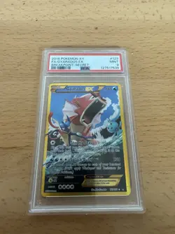 Pokemon 2016 XY Breakpoint Gyarados EX 123/122 Secret Rare PSA 9 - Image 2