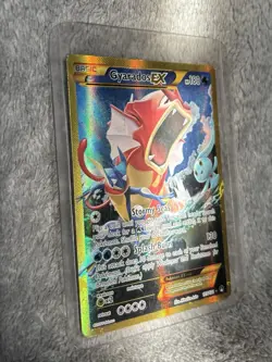 2016 Pokemon, XY BREAKpoint, #123/122 Gyarados EX, Gold Secret Rare - Image 4