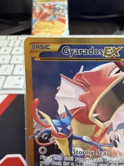 2016 Pokemon, XY BREAKpoint, #123/122 Gyarados EX, Gold Secret Rare - Image 2