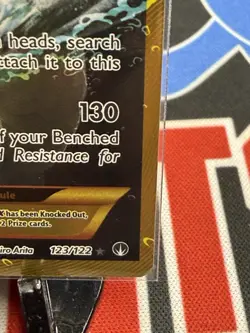 2016 Pokemon, XY BREAKpoint, #123/122 Gyarados EX, Gold Secret Rare - Image 4