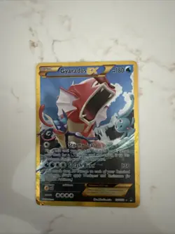 2016 Pokemon, XY BREAKpoint, #123/122 Gyarados EX, Gold Secret Rare - Image 1
