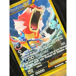 2016 Pokemon Gyarados EX Breakpoint XY Secret Rare Foil 123/122 Rare LP/NM - Image 3
