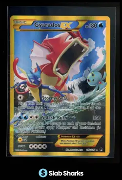 2016 POKEMON XY BREAKPOINT #123/122 GYARADOS EX SECRET RARE - Image 1