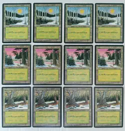 MTG | 12 x Forest | Ice Age | Magic The Gathering - Image 1