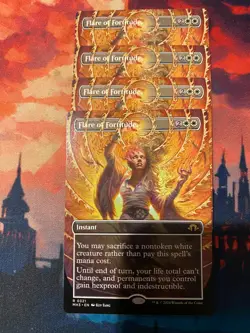 MTG Modern Horizons 3 Flare of Fortitude Borderless x 4 - Image 1