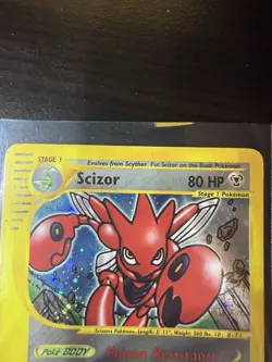Scizor H21/H32 Aquapolis Holo Ultra Rare Pokemon TCG Nintendo e-reader - Image 2