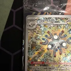 Pokemon Magneton SVP #159 Black Star Promo Holo Surging Sparks Sealed - Image 3