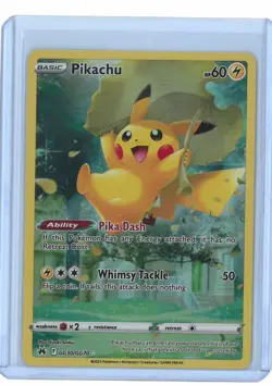 Pokemon TCG Pikachu GG30/GG70 Crown Zenith Gallery Ultra Rare Full Art Holo - Image 1