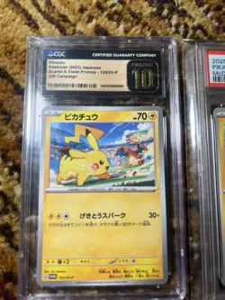 Pikachu Pokemon Card Graded Bundle PSA 10 CGC 10 w/ First Edition Jungle! - Image 2