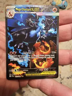 Mega Charizard x EX 125/094 Phantasmal Flames Single Raw Card Pokemon - Image 1