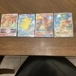 Pokemon TCG Pikachu and Charizard lot of 4 Card In PERFECT CONDITION! - Image 2