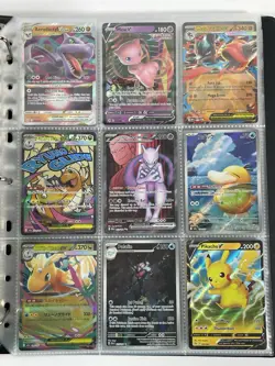Pokemon Card Collection Binder Lot Holo Rare Mega Dream Dragonite Psyduck Mewtwo - Image 1