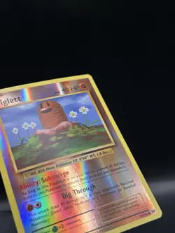 Reverse Holo Diglett 55/108 - Pokemon Evolutions Card - NM - Image 2