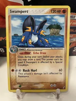 Swampert - 2006 Pokemon EX Crystal Guardians - 27/100 - Holo - LP - - Image 1