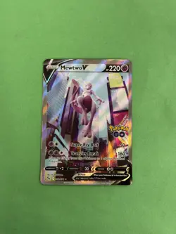 2022 POKEMON GO 072/078 ENGLISH NM MEWTWO V - Image 1