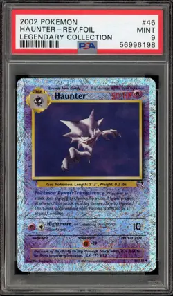 Pokemon Haunter Legendary Coll. Reverse Holo #46 PSA 9 Mint - Image 1