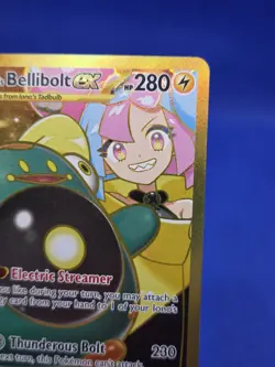 Pokemon SV09: Journey Together Iono’s Bellibolt ex 188/159 Gold Hyper Rare NM - Image 4