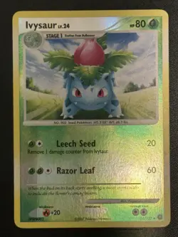 Pokemon Card Ivysaur 51/132 Secret Wonders Reverse Holo - NM! - Image 1