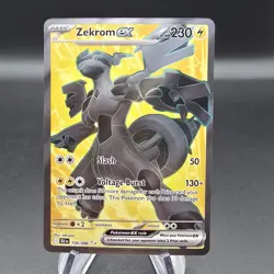 Pokemon TCG SV: Black Bolt #158/086 Zekrom ex Holo - Image 1