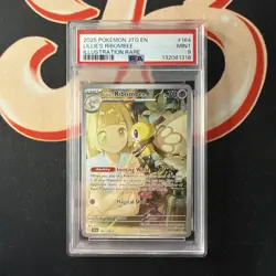 2025 POKEMON JTG EN-JOURNEY TOGETHER ILLUSTRATION RARE LILLIE'S RIBOMBEE PSA 9 - Image 1