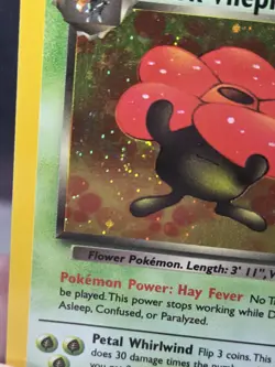 Pokemon TCG Dark Vileplume 13/82 Team Rocket Holo Rare Card LP Vintage W/ Swirl - Image 2