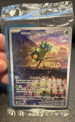 Teal Mask Ogerpon 123 - Twilight Masquerade ETB Promo - Sealed New - Pokemon - Image 1