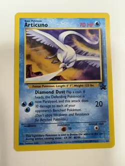 Articuno #22 - Black Star Promo - 2000 VINTAGE WOTC POKEMON CARD (A) - Image 1