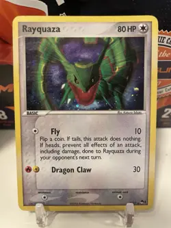 Rayquaza 3/17 - Holo Rare - Pop Series 1 Pokemon TCG LP/MP - Image 1