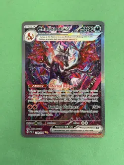 2024 POKEMON PALDEAN FATES PAF EN CHARIZARD ex CHASE CARD NM #2 - Image 1
