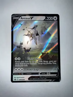 Pokemon Sword & Shield Arceus V SWSH204 Black Star Promo NM - Image 1