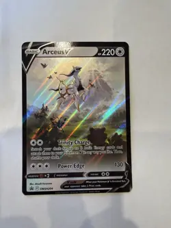 Pokemon Sword & Shield Arceus V SWSH204 Black Star Promo NM - Image 2