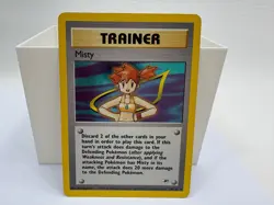 Pokemon Misty Gym Heros Holo Trainer Card 18/132 - Image 1
