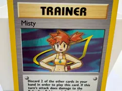 Pokemon Misty Gym Heros Holo Trainer Card 18/132 - Image 3
