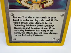 Pokemon Misty Gym Heros Holo Trainer Card 18/132 - Image 4