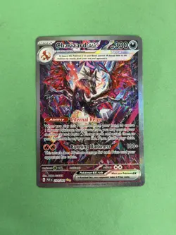 2024 POKEMON PALDEAN FATES PAF EN CHARIZARD ex CHASE CARD NM #1 - Image 1