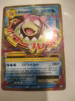 Pokemon M Slowbro EX Mega Evolution Holo 27/108 Lot of 2 Cards 2016 - Image 1
