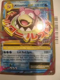Pokemon M Slowbro EX Mega Evolution Holo 27/108 Lot of 2 Cards 2016 - Image 2