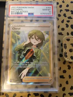 pokemon battle styles cheryl full art 159/163 PSA 10 - Image 1