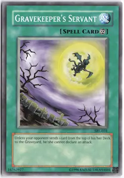 Yugioh - Gravekeeper's Servant SRL-031 Unlimited - Spell Ruler - Image 1