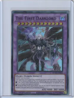 Yugioh ROTD-EN040 The First Darklord - Super Rare 1st Edition - Image 1